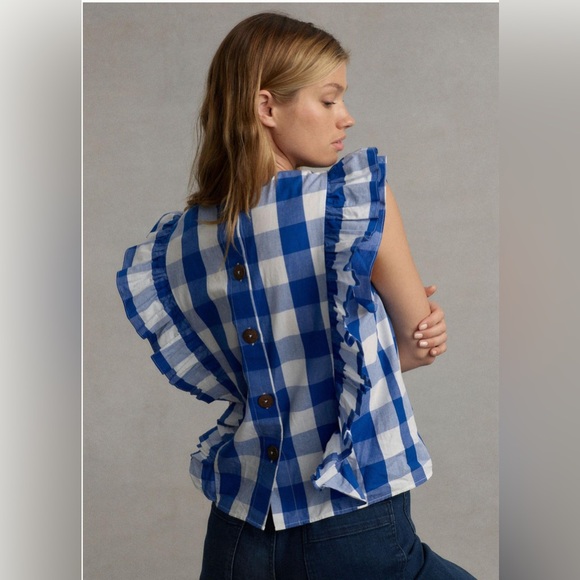 BLUE MOTIF - Anthropologie -PLEASE READ DESCRIPTION ⬇️ - Picture 3 of 6